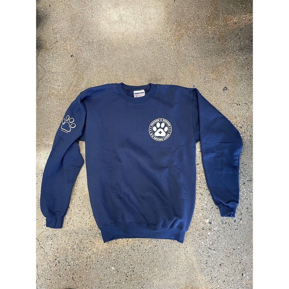 vintage hanes crewneck sweatshirt search And Rescue K9 Dog Size Small